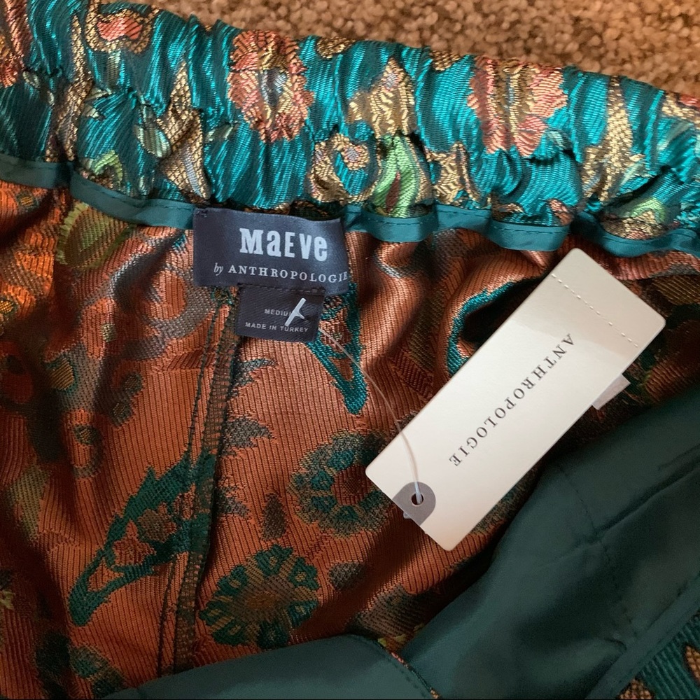 ANTHROPOLOGIE MAEVE Melyssa Jaquard Trouser - Picture 10 of 16